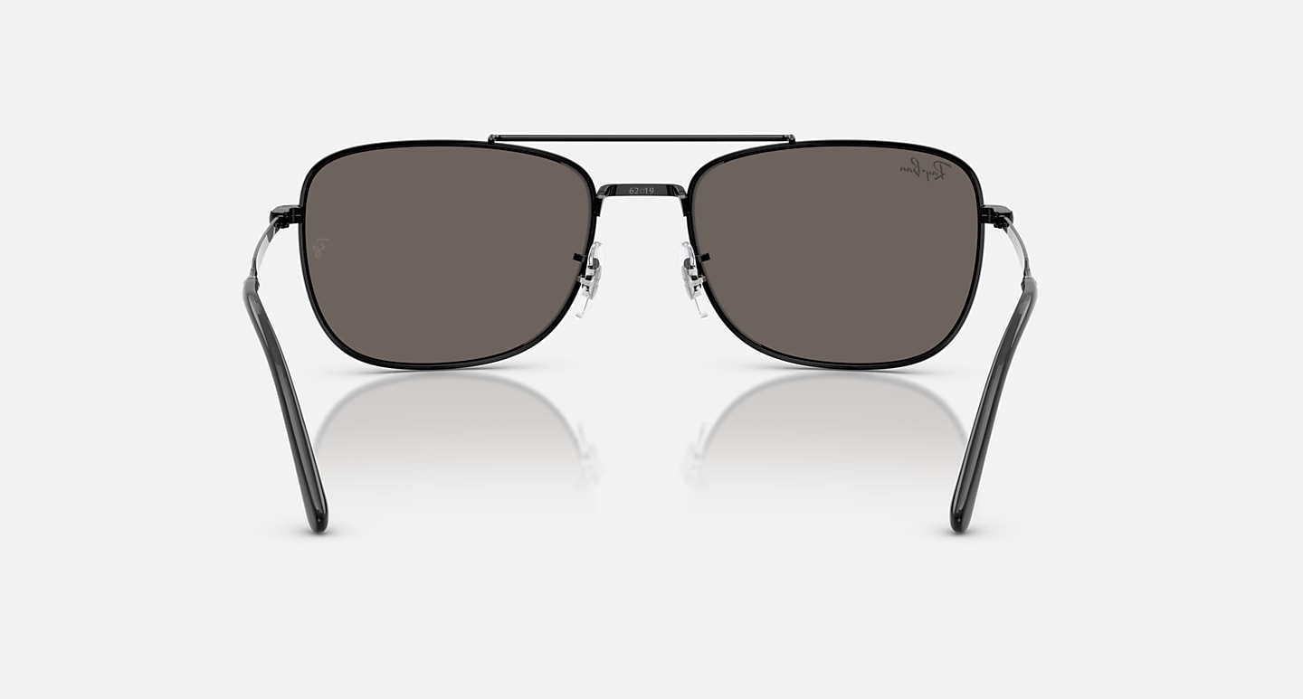 Ray-Ban Sunglasses Unisex Rb3755 - Black Frame Grey Lenses 59-19