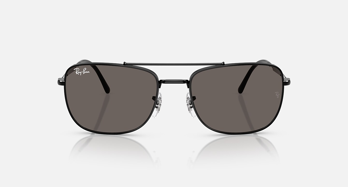 Ray-Ban Sunglasses Unisex Rb3755 - Black Frame Grey Lenses 59-19