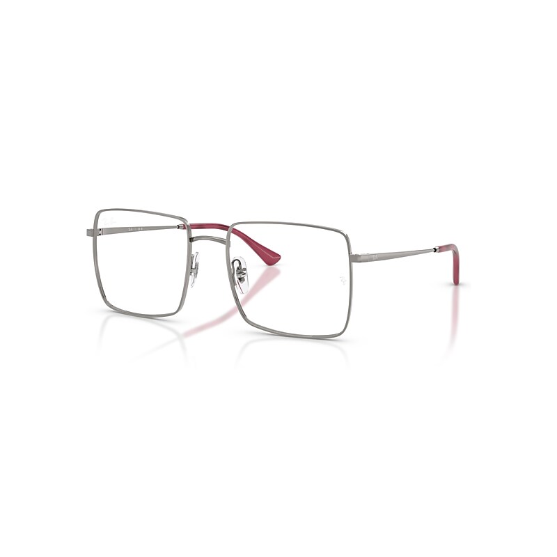 Ray-Ban Eyeglasses  Brix Optics Bio-Based - Gunmetal Frame Clear Lenses Polarized 55-19, RB6553