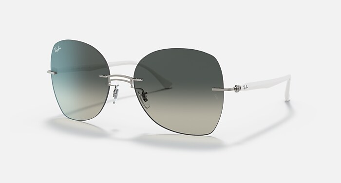 RB8066 TITANIUM Sunglasses in White and Grey Gradient