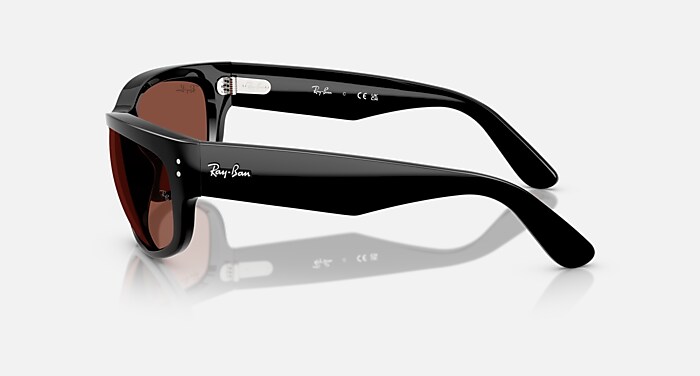 Ray-Ban Sunglasses Unisex Mega Balorama Limited - Black Frame Red Lenses 63-19