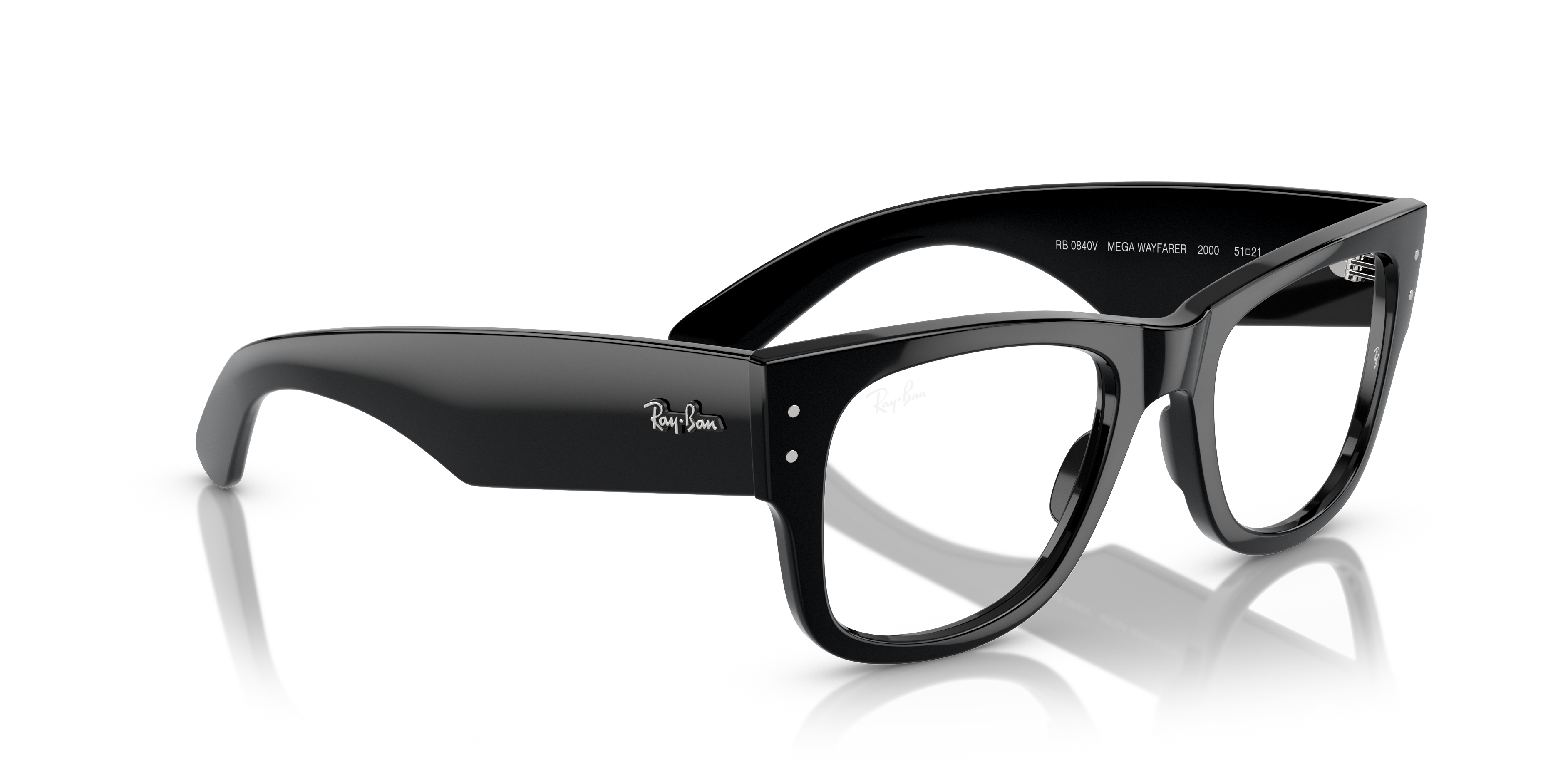 Ray-Ban WAYFARER メガネ レイバン公式ストア】 Ray-Ban® MEGA WAYFARER OPTICS メガネ