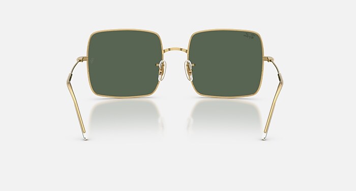 Ray-Ban（レイバン）サングラス　ブラック/ゴールド レイバン公式ストア】 Ray-Ban® SQUARE 1971 REVERSE サングラス