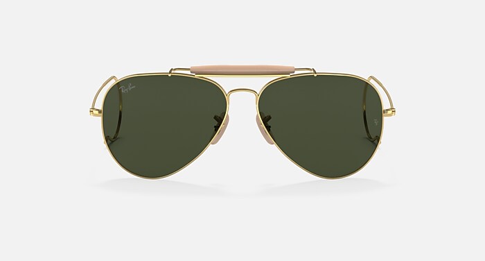 OUTDOORSMAN | AVIATION COLLECTION Sunglasses in Arista Gold 