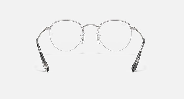 ROUND GAZE Eyeglasses with Silver Frame RB3947V Ray-Ban® IE