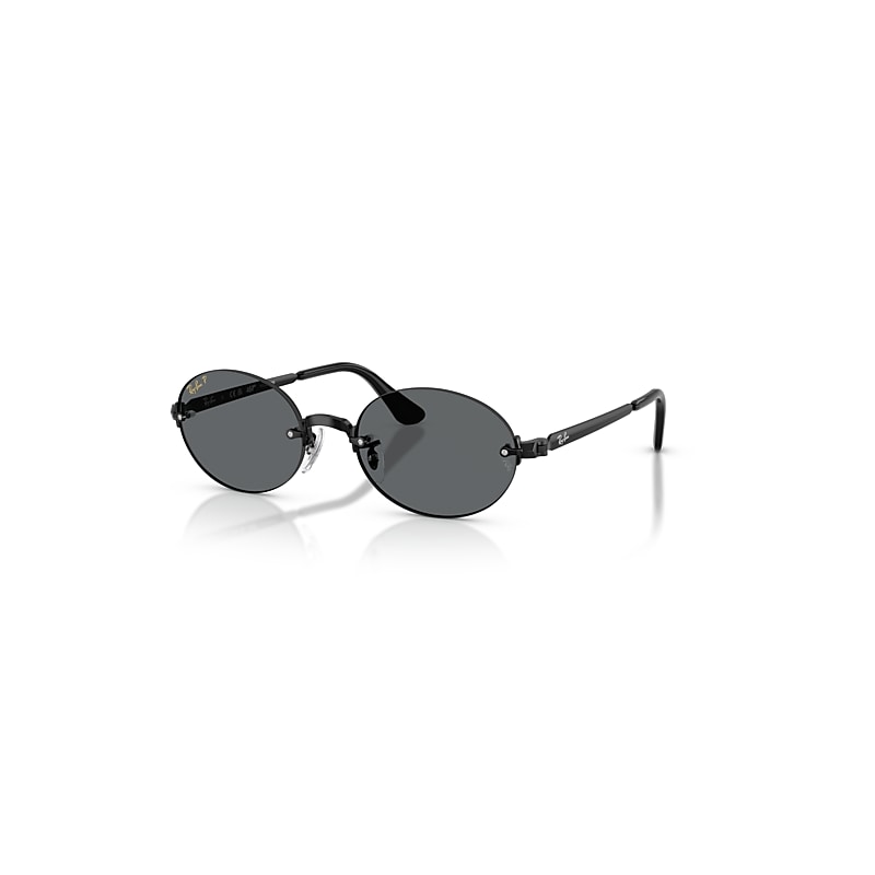 Ray-Ban Sunglasses   By A$Ap Rocky - Black Frame Grey Lenses Polarized 54-20, RB3929