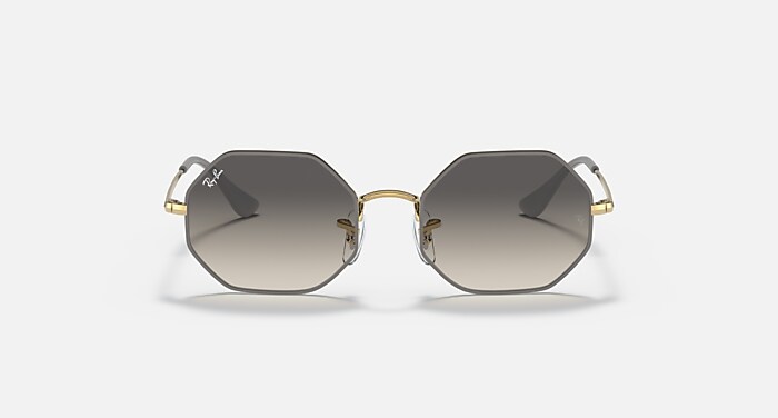 OCTAGON KIDS Sunglasses in Grey On Black and Light Grey
