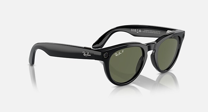 RAY-BAN | META HEADLINER Sunglasses in Black and G-15 Green 