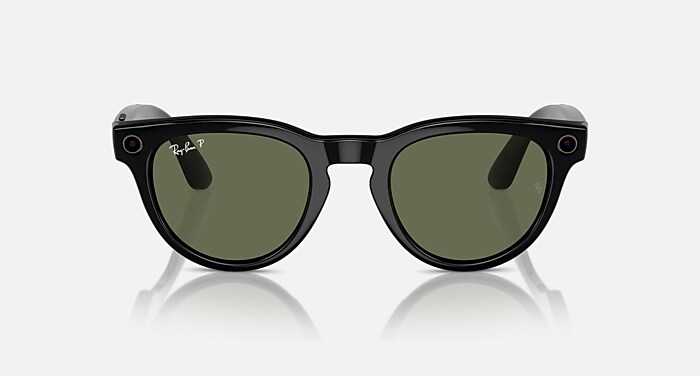 RAY-BAN | META HEADLINER Sunglasses in Black and G-15 Green 