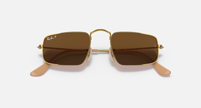 JULIE Sunglasses in Legend Gold and B-15 Brown - RB3957 | Ray-Ban®