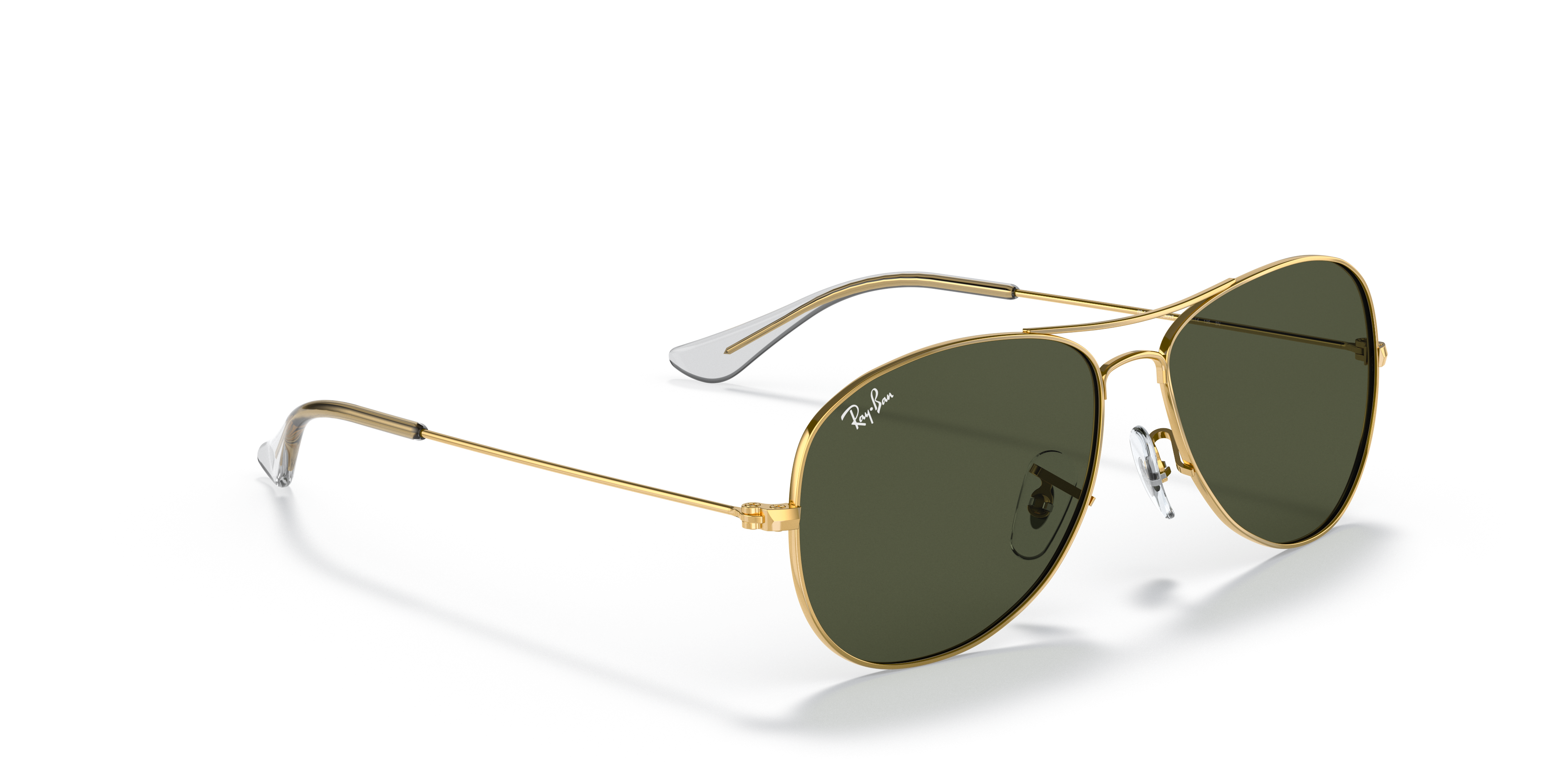 RayBan レイバン RB3362 サングラス ゴールド プラスチック COCKPIT Sunglasses in Arista Gold and G-15 Green - RB3362