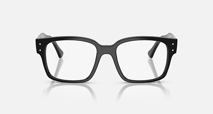 Ray-Ban Eyeglasses Unisex Laurene Optics Bio-based Prescription - Black Frame Clear Lenses 53-18 Polarized