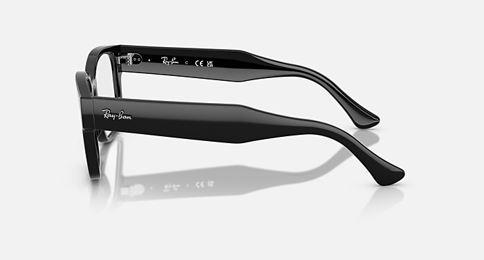 Ray-Ban Eyeglasses Unisex Laurene Optics Bio-based Prescription - Transparent Grey Frame Clear Lenses 53-18 Polarized