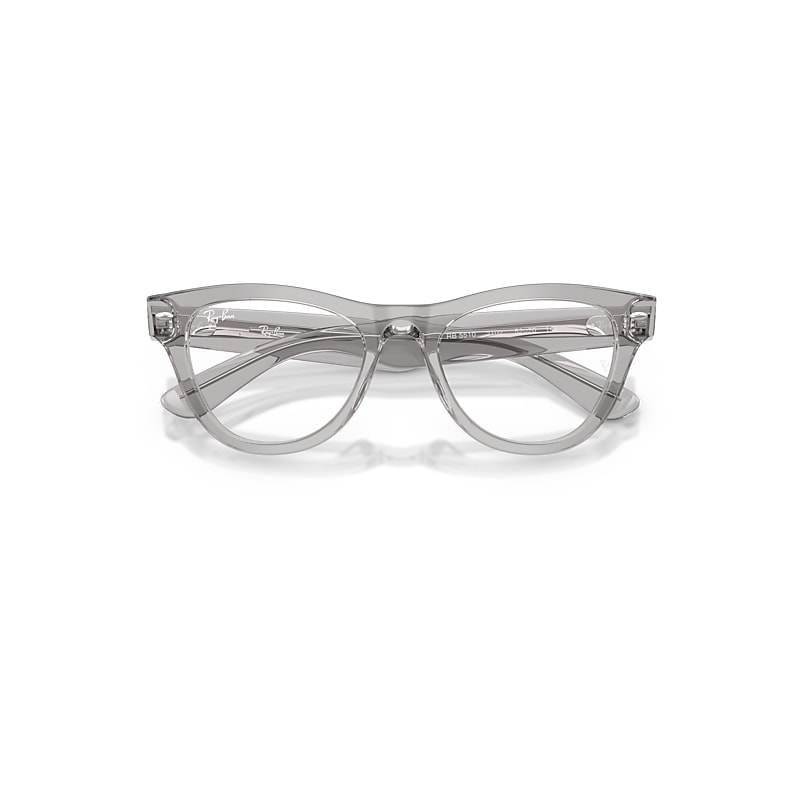 Ray Ban Rb5510 Optics Eyeglasses Light Gray Frame Clear Lenses Polarized 50-20 In Light Gray