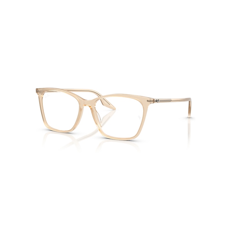 Ray-Ban Eyeglasses Woman Rb5422 Optics - Opal Natural Frame Clear Lenses Polarized 54-16