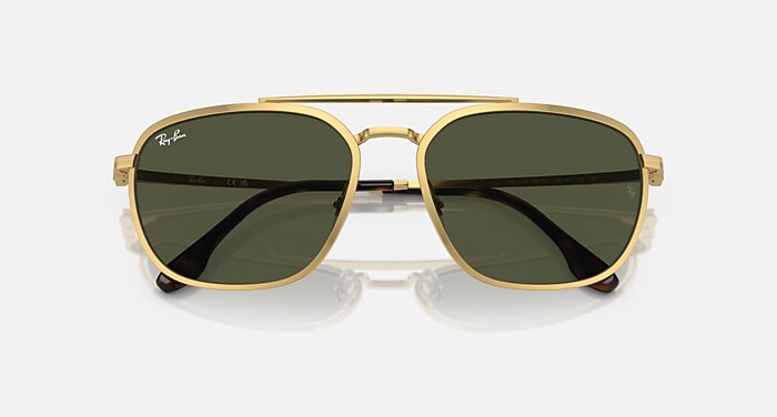 RB3708 Sunglasses in Arista Gold and Green - RB3708 | Ray