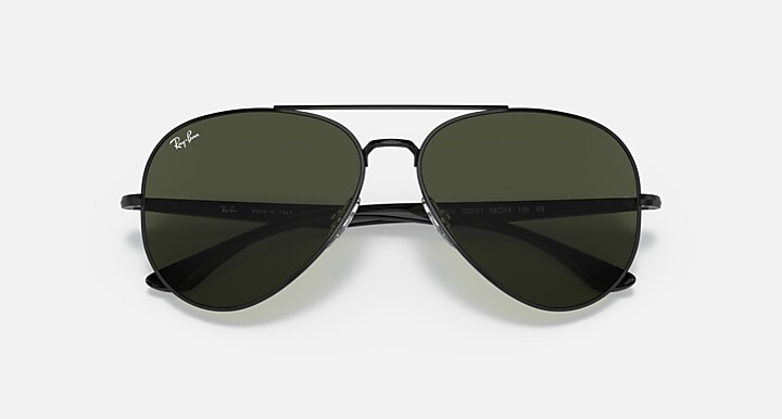 Ray-Ban Sunglasses Unisex Rb3675 - Black Frame Green Lenses 58-14