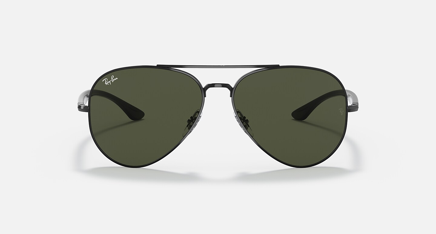 Ray-Ban Sunglasses Unisex Rb3675 - Black Frame Green Lenses 58-14