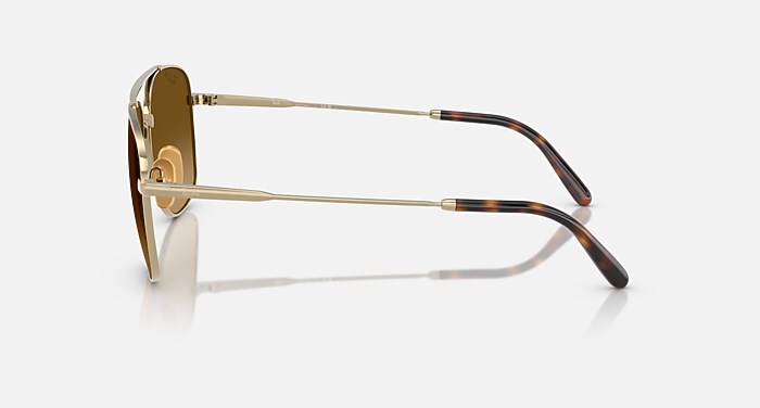 Ray-Ban Sunglasses Unisex William Titanium - Black Frame Black Lenses 59-17 Polarized