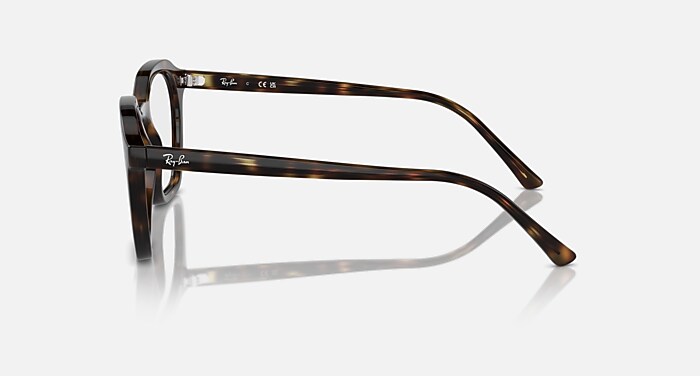 Ray-Ban Eyeglasses Unisex Alice Optics Prescription - Black Frame Clear Lenses 52-21 Polarized