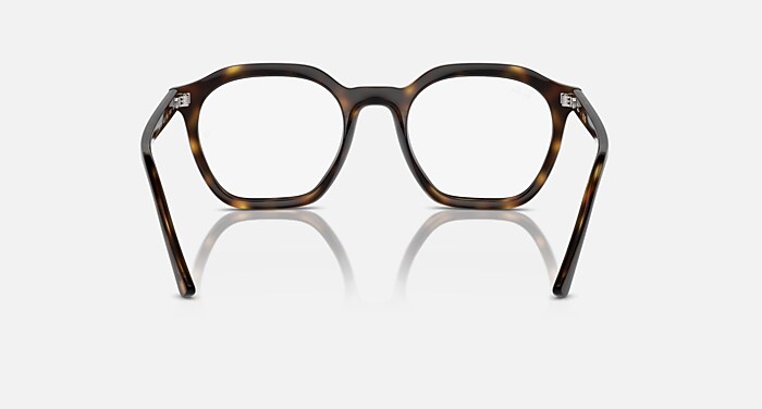 Ray-Ban Eyeglasses Unisex Alice Optics Prescription - Black Frame Clear Lenses 52-21 Polarized