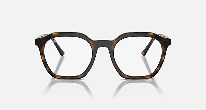 Ray-Ban Eyeglasses Unisex Alice Optics Prescription - Black Frame Clear Lenses 52-21 Polarized
