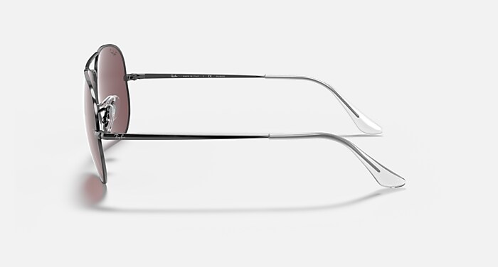 AVIATOR METAL II Sunglasses in Gunmetal and Violet - RB3689