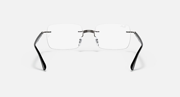 RB8767 OPTICS Eyeglasses with Black On Gunmetal Frame