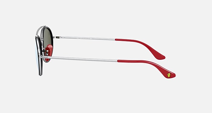 Silver Sunglasses in Silver Flash and RB3847M SCUDERIA