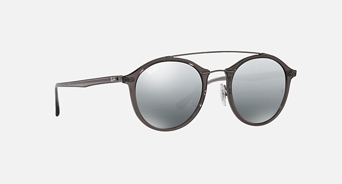 RB4266 Sunglasses in Grey and Grey Mirror Silver Gradient
