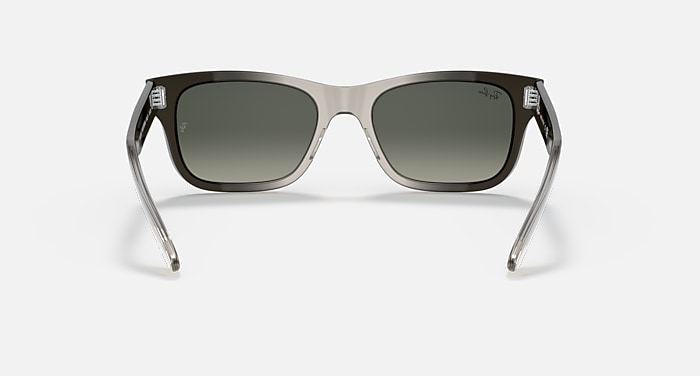 BURBANK Sunglasses in Transparent Grey and Grey Gradient  display picture 1