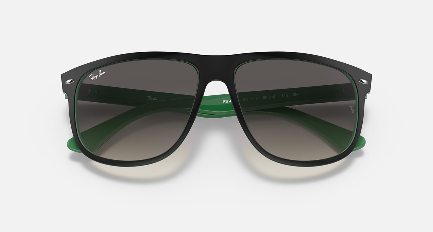 Ray-Ban Sunglasses Man Boyfriend - Black Frame Grey Lenses 60-15