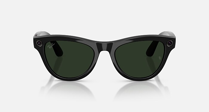 【希少・新品】Ray-Ban Skyler  レイバン メタ スカイラー Refurbished Ray-Ban Meta Skyler (Gen 1), Shiny Black