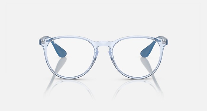 Black Friday Ray-Ban Eyeglasses Woman Erika Optics Prescription - Light Blue Frame Clear Lenses 51-18 Polarized