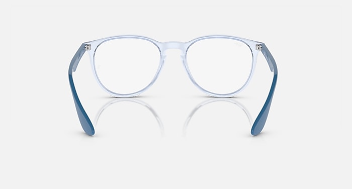 ERIKA OPTICS Eyeglasses with Transparent Light Blue Frame RB7046