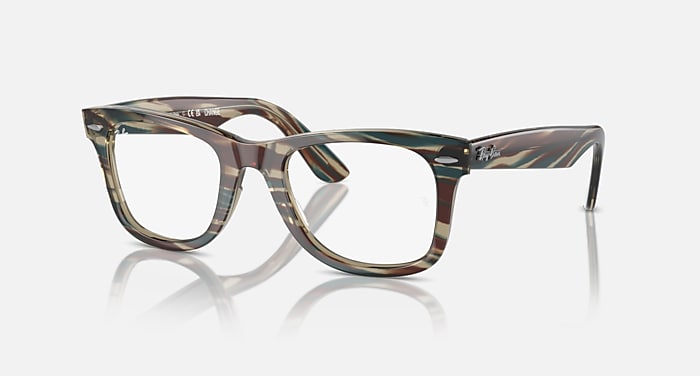 ORIGINAL WAYFARER OPTICS CHANGE Eyeglasses with Photo Striped Grey