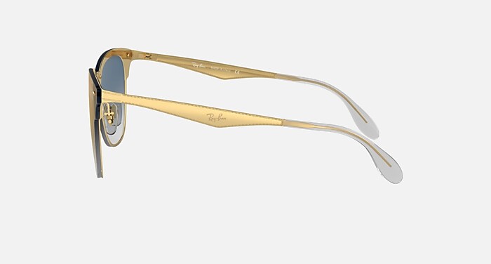 BLAZE CLUBMASTER Sunglasses in Gold and Blue - RB3576N | Ray  display picture 2