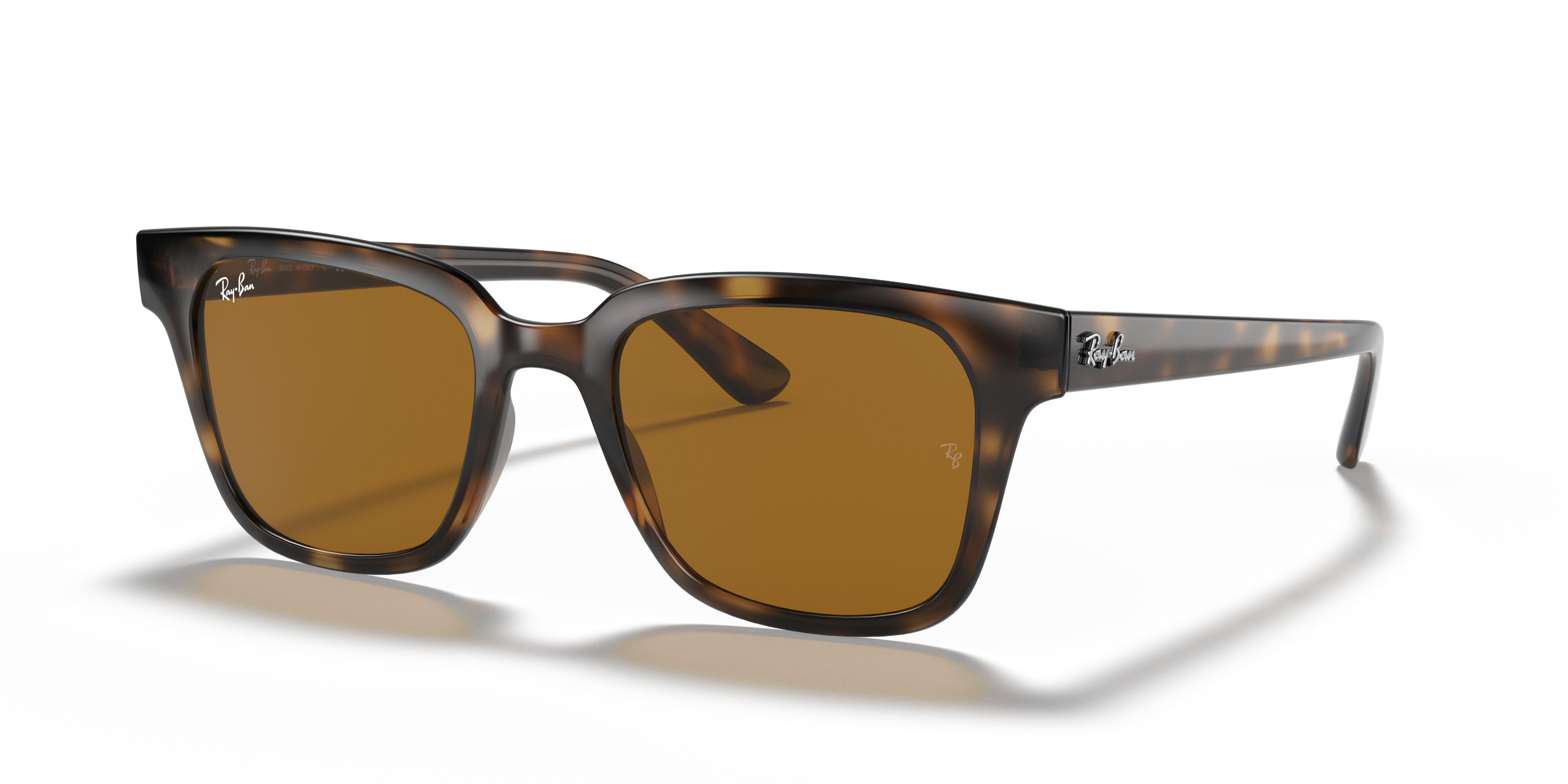 RB4323 Polished Light Havana Frame B-15 Brown Lenses 51-20