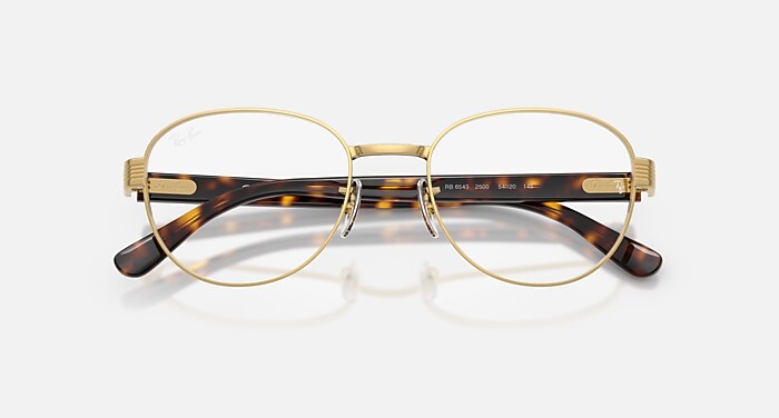 RB6543 OPTICS Eyeglasses with Arista Gold Frame - RB6543 | Ray-Ban® US