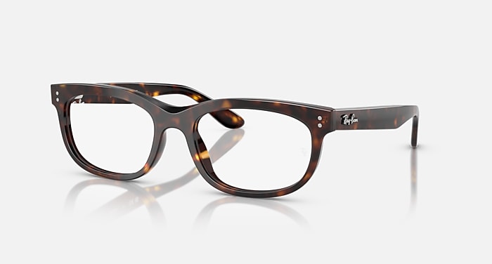 Ray-Ban Eyeglasses Unisex Balorette Optics Prescription - Havana Frame Clear Lenses 54-19 Polarized