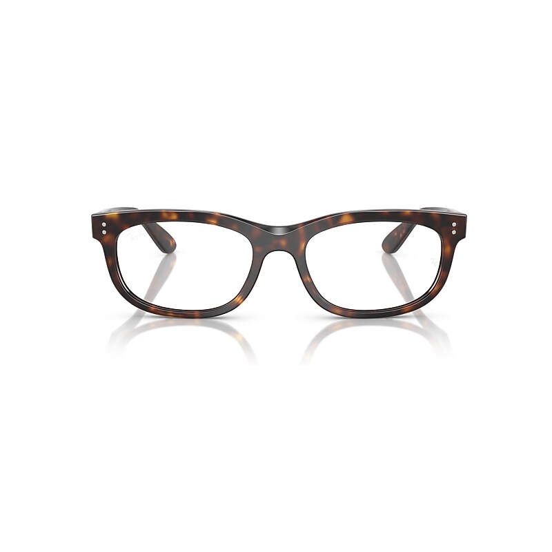 Ray Ban Balorette Optics Eyeglasses Havana Frame Clear Lenses Polarized 56-19 In Havana