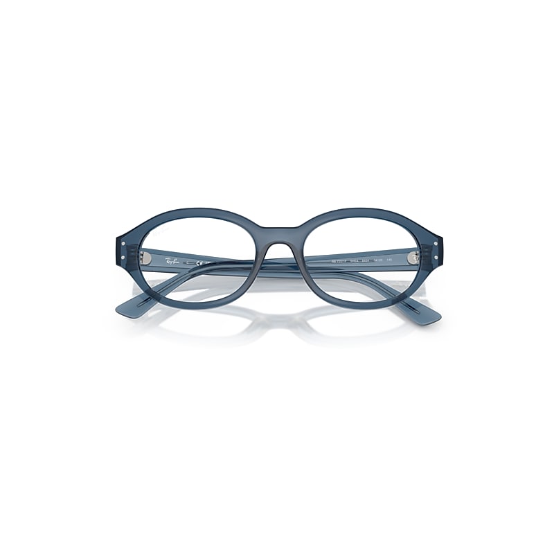 Ray Ban Shilo Optics Bio-based Eyeglasses Light Blue Frame Clear Lenses Polarized 54-20 In Light Blue
