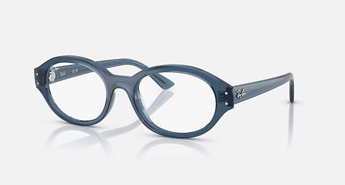SHILO OPTICS BIO-BASED Eyeglasses with Light Blue Frame