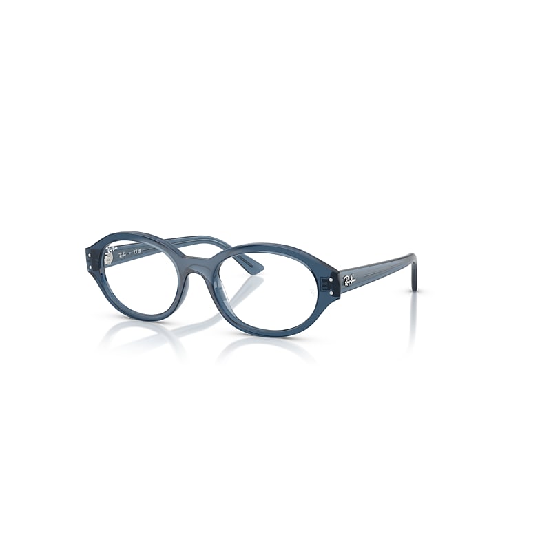 Ray Ban Shilo Optics Bio-based Hellblau Fassung Klar Glas Polarisiert 52-20 In Hellblau