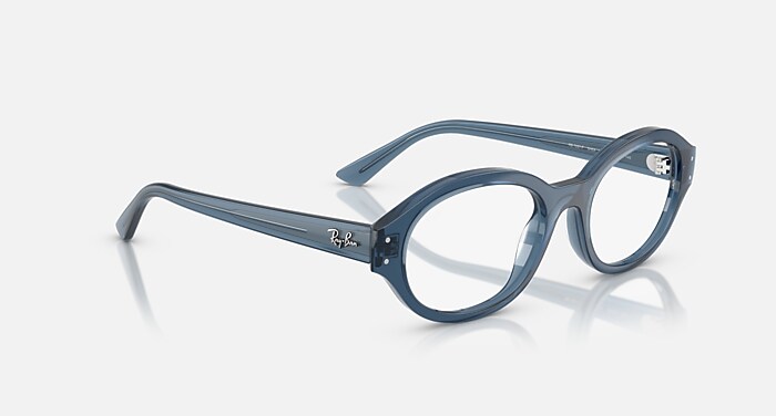 SHILO OPTICS BIO-BASED Eyeglasses with Light Blue Frame