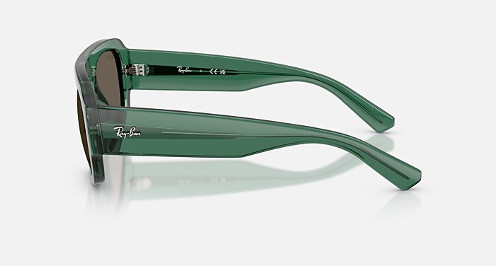 RB2218 Sunglasses in Transparent Green and Brown - RB2218 | Ray