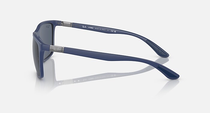 Ray-Ban Sunglasses Man Rb4385 - Blue Frame Grey Lenses 58-18