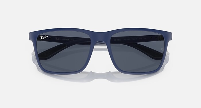 Ray-Ban Sunglasses Man Rb4385 - Blue Frame Grey Lenses 58-18