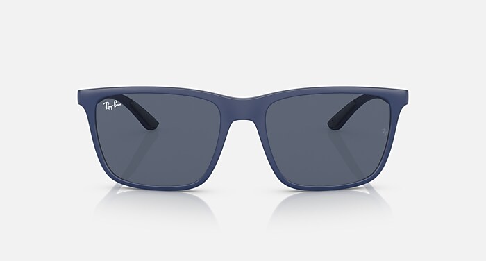 Ray-Ban Sunglasses Man Rb4385 - Blue Frame Grey Lenses 58-18