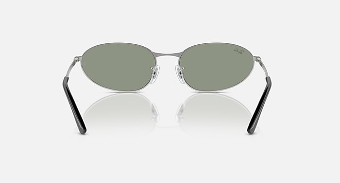 Ray-Ban Sunglasses Rb3734 Silver Frame Green Lenses